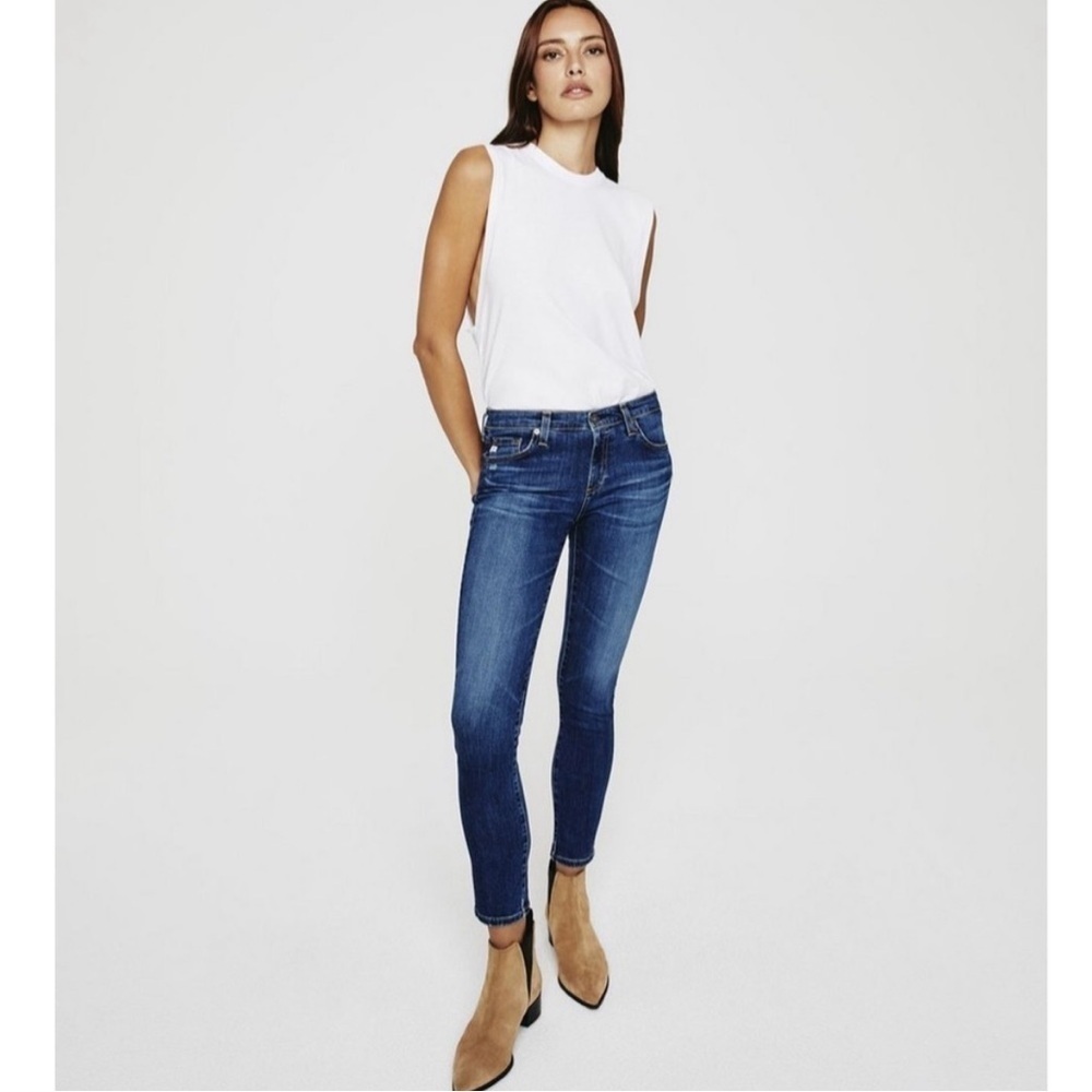 Adriano Goldschmied Evereve The Prima Crop Cigarette Leg Jeans Womens 25